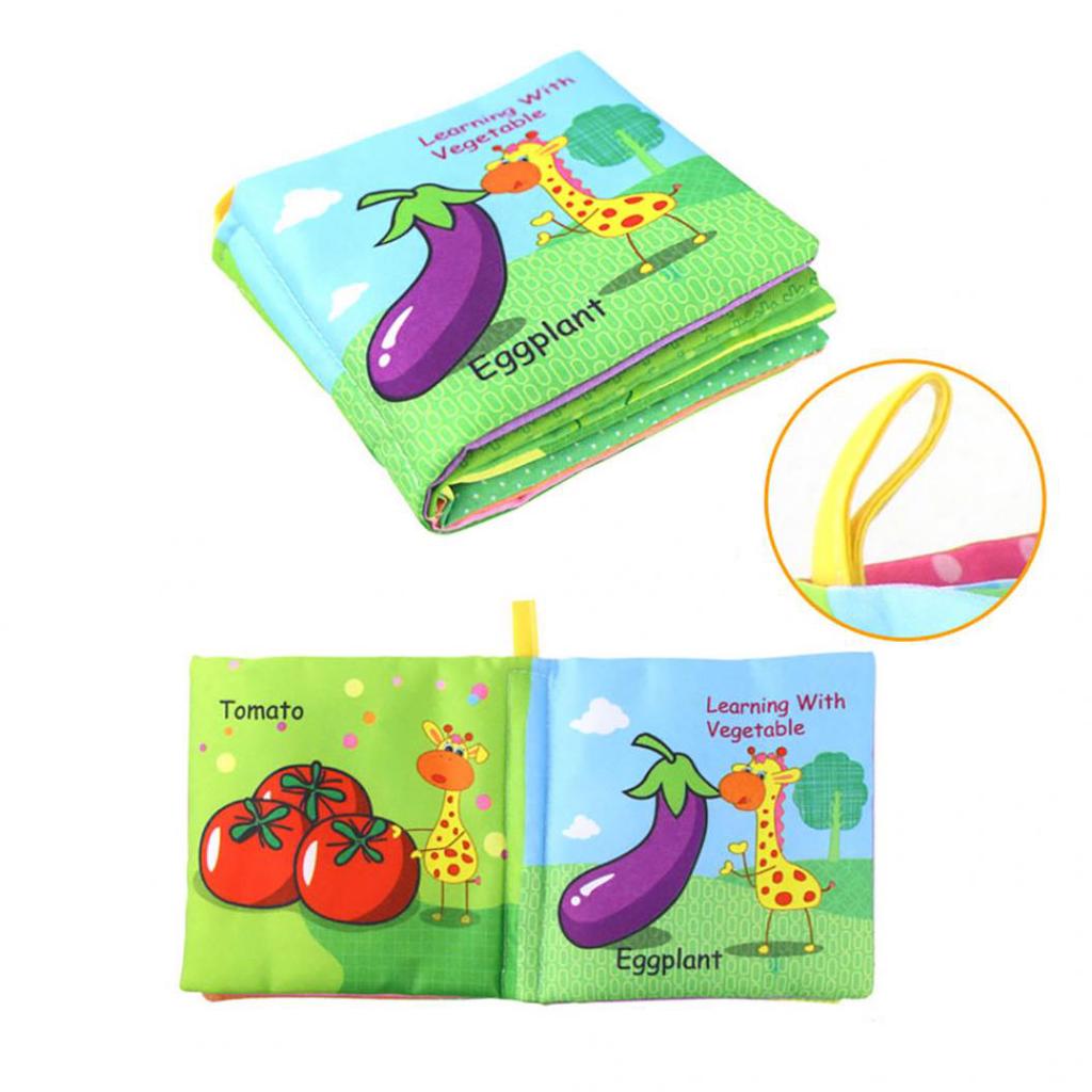 Baby Sound Fabric Cloth Books Intelligence Development Learning Educational Toys