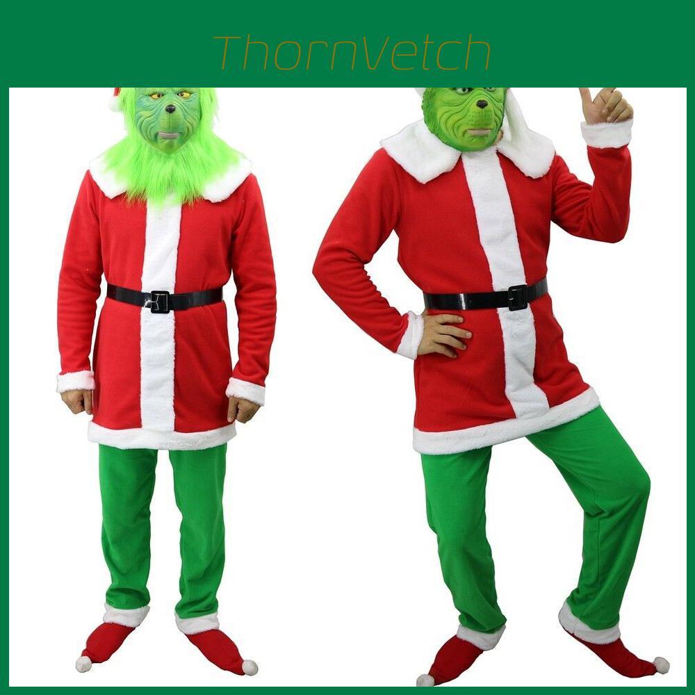 Unique Grinch Adult Costume Suit For Adults Perfect For How The Grinch Stole Christmas Fans