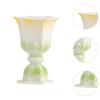 Candlestick Holder Lotus Candle Holder Creative Ornament Desktop Candle Stand for Thanksgiving Home Mantel Decoration