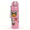 1PC Christmas Gift Box 750ml Color Plastic Sports Water Bottle Leakproof Flip Straw Lid Suitable for Sports Office Home Use