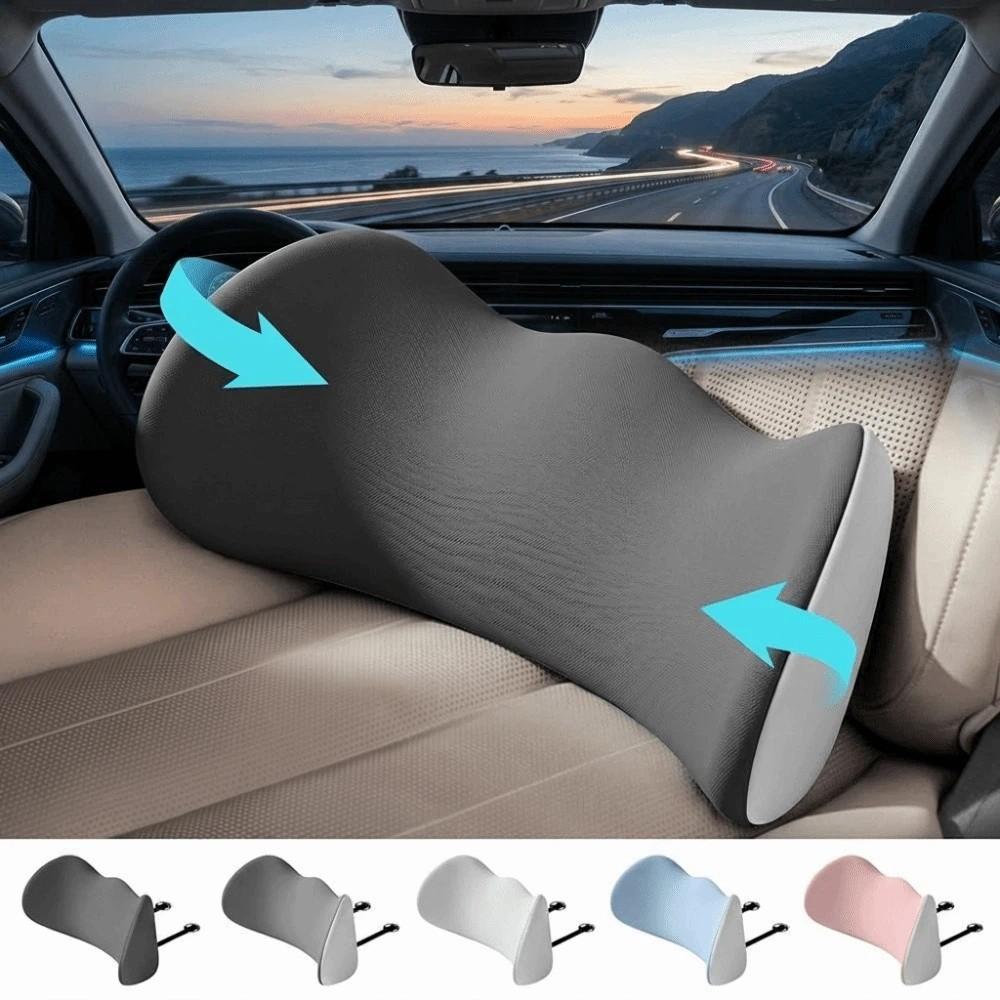 Comfortable Back Cushion Memory Cotton Car Lumbar Support Pillow  Car Interior Accessory