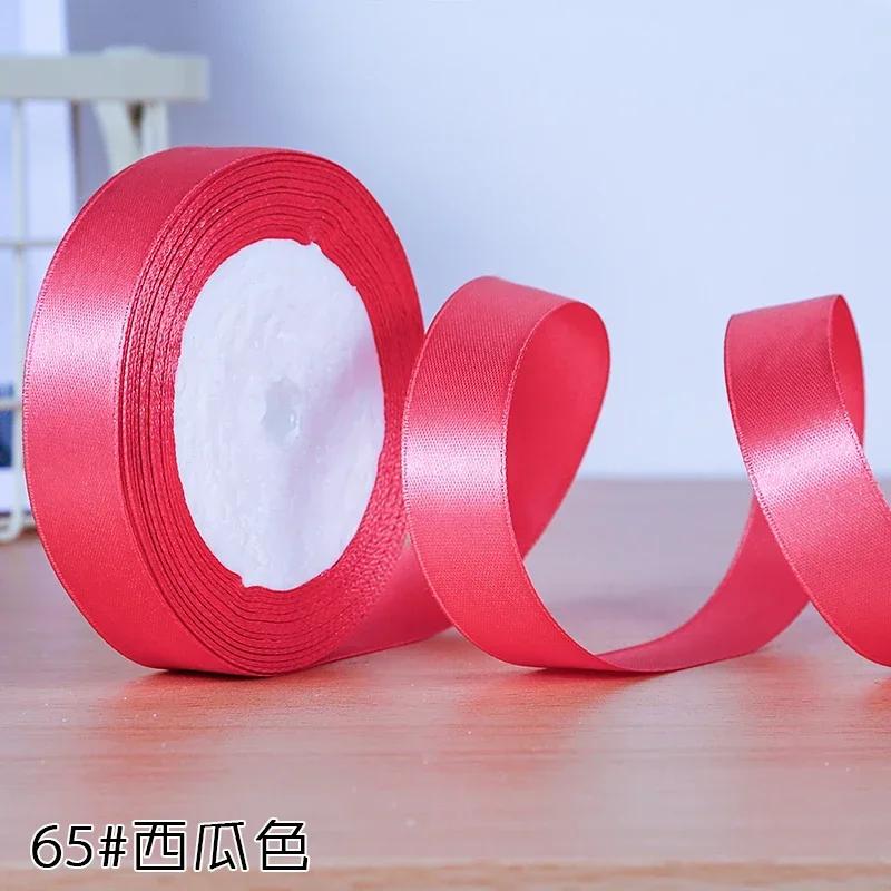 22meters 20mm Faced Satin Ribbon for DIY Silk Satin Ribbons Crafts Bow Handmade Gift Wrap Party Wedding Clothing Accessories