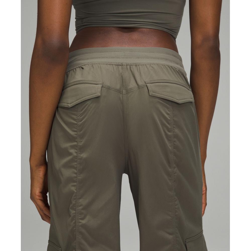 Lululemon Dance Studio Relaxed Fit Mid Rise Cargo Pant Army Green
