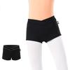 Zhiyouban Kinder Tanzshorts, Hoch tailliert, Schwarze Ballett-Leggings für Mädchen, Dreiviertel-Hosen für Training, Tanzen und Prüfungen