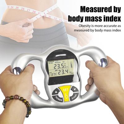Handgehaltener Körperfetttester mit LCD-Anzeige, großer Bildschirm, hochpräzise und leicht lesbare multifunktionale BMI-Messgerät-Körperfettmonitor