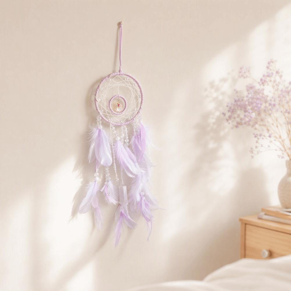 20.47in Dream Catcher Wall Hanging Purple Vintage Dream Catcher Car Interior