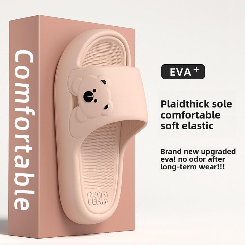 

Тапочки женские, для дома, ванной, противоскользящие, летние для улицы, сандалии на толстой подошве для мужчин 36/37 (suitable for usual 35-36) розовый