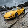 1:24 RWB Porsche 911 Widebody Modified Classic Sports Car Alloy Metal Diecast Model Car Home Decoration Desktop Display Ornament