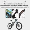 ESLNF Portable High-pressure 300psi Bike Air Pump with Gauge for Fork & Rear Suspension Shock Absorber Mountain Bicycle