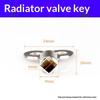 Radiator Valve Keys Zinc Alloy Square 5×5mm Socket Vent Air Valve Key Wrench Plumbing Valve Key For Radiators And Faucet
