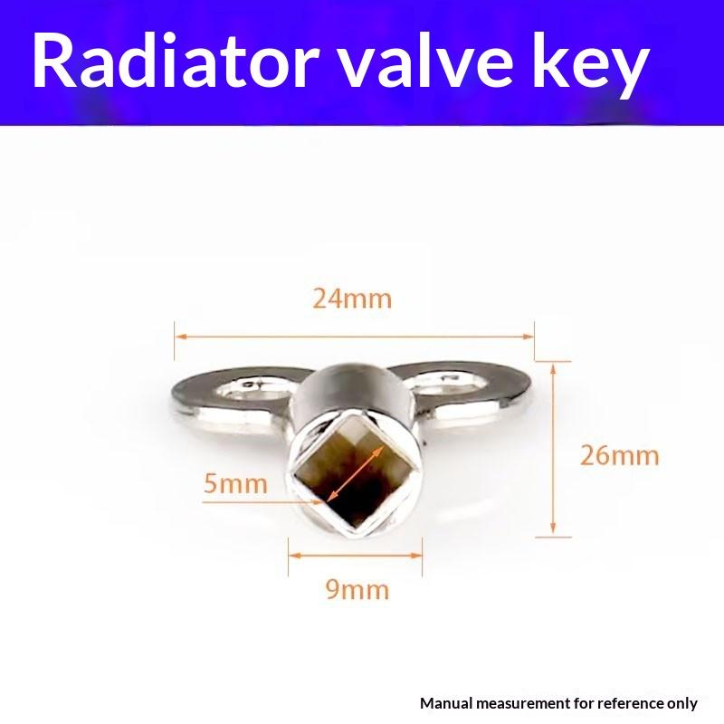 

Radiator Valve Keys Zinc Alloy Square 5×5mm Socket Vent Air Valve Key Wrench Plumbing Valve Key For Radiators And Faucet