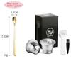 Capsula di Caffè Per Nespresso Inissia Krups YY1531FD Filtro Caffè in Acciaio Inossidabile Macchina per Schiuma di Caffè Riutilizzabile