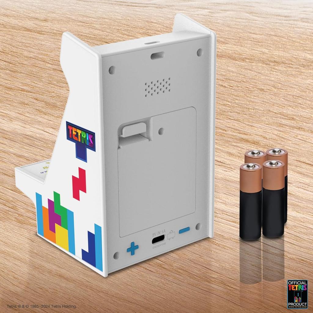 My Arcade Tetris Nano Player Pro (Officially Licensed, 201 Games, 2.4-inch Color Screen) – Mini Desktop Arcade for Retro Gaming & Gifts