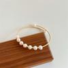 Irregular Freshwater Pearl Bracelet: Elegant Handmade Jewelry for Women