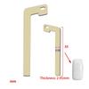 2/4Pcs Replacement Smart Emergency Spare Remote Key Blade For Geely E5 For Geely Star Wish Car Key Blade