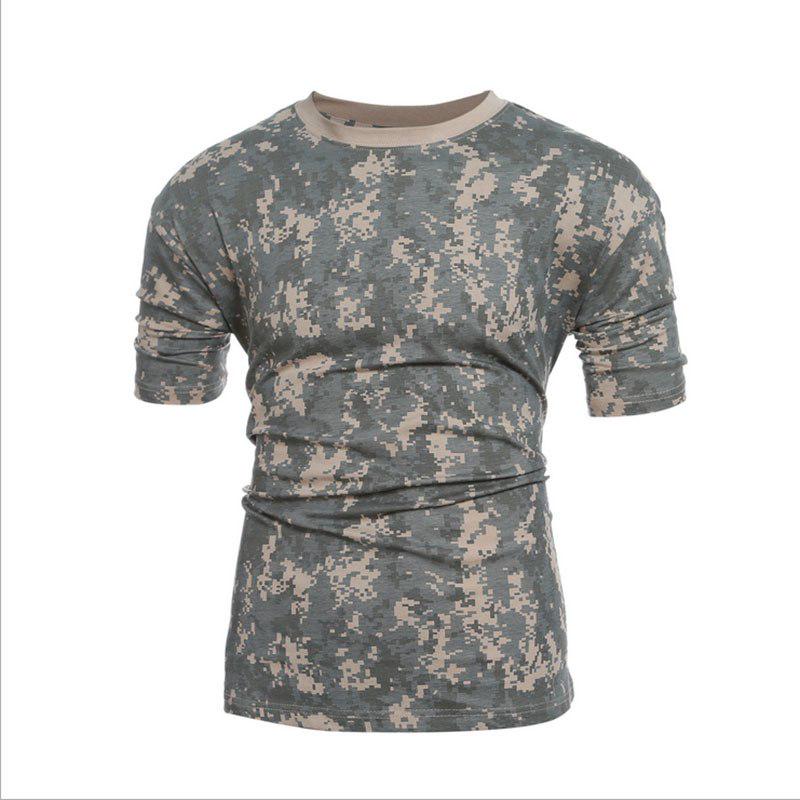 Tactical Military Camouflage T Shirt Men Breathable Quick Dry US Army Combat T-Shirt Outwear T-shirt