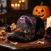 Halloween print baseball cap street accessory hat everyday casual sun hat