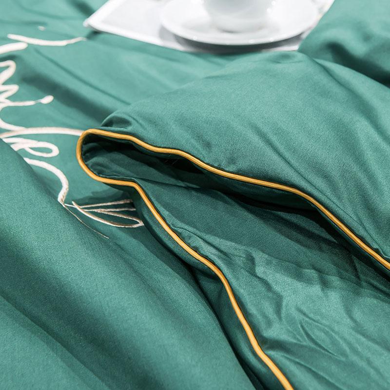 100% Gewaschene Seide Sommerdecke Stickerei Glatt Eis Kühlende Bettdecke Für Bett Seidig Uni Decke Weiche Kühle Sommerdecke
