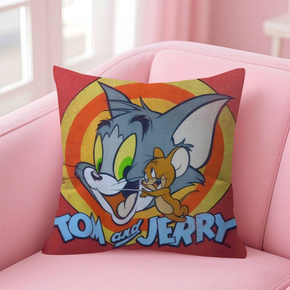 Pillow Anime Pillow Sofa Bed Head Pillow Cover Cushion Cover Fashion Anime Tom Funny Jerrymouse