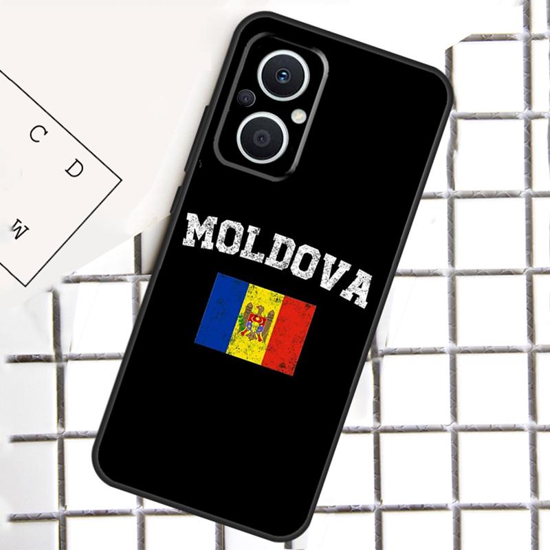 Moldova Flag Phone Case For OPPO Reno 14F 13F 12F 11F 10 Pro 8T 7 8 Lite OPPO Find X8 X6 X5 X9 Pro Cover