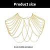 Personality Body Chain Stylish Tassels Shoulder Necklace Nightclub Fashion Jewelry Tassels Nightlife Accessories