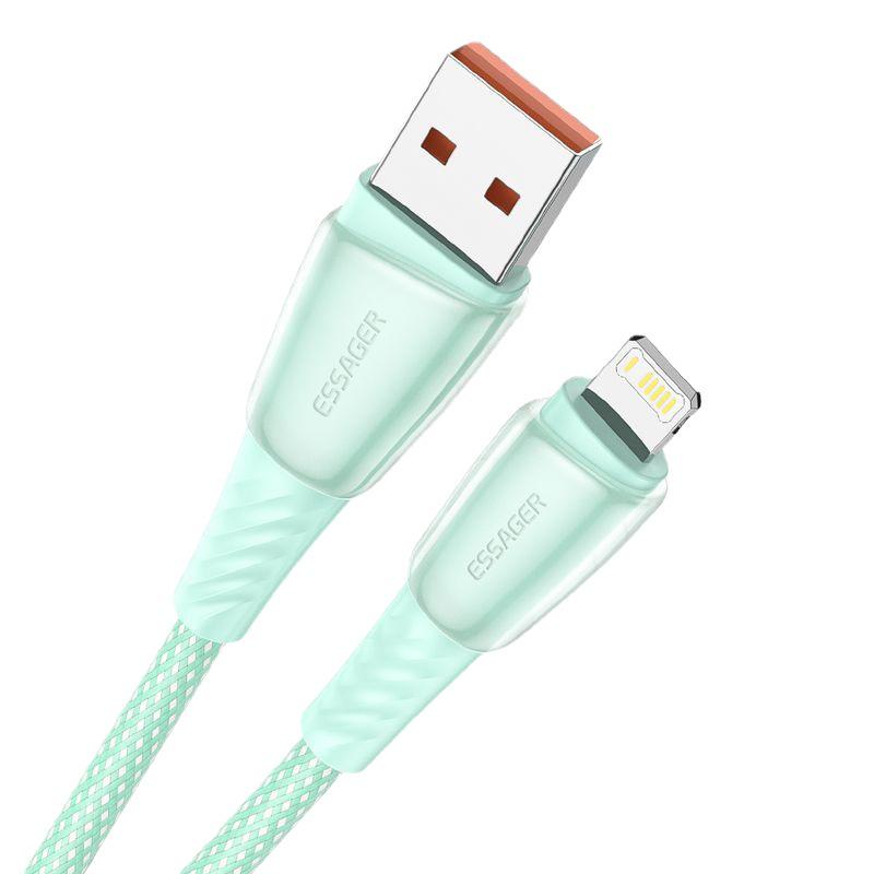 ESSAGER Rainbow Series Fast Charging Data Cable for Apple Devices