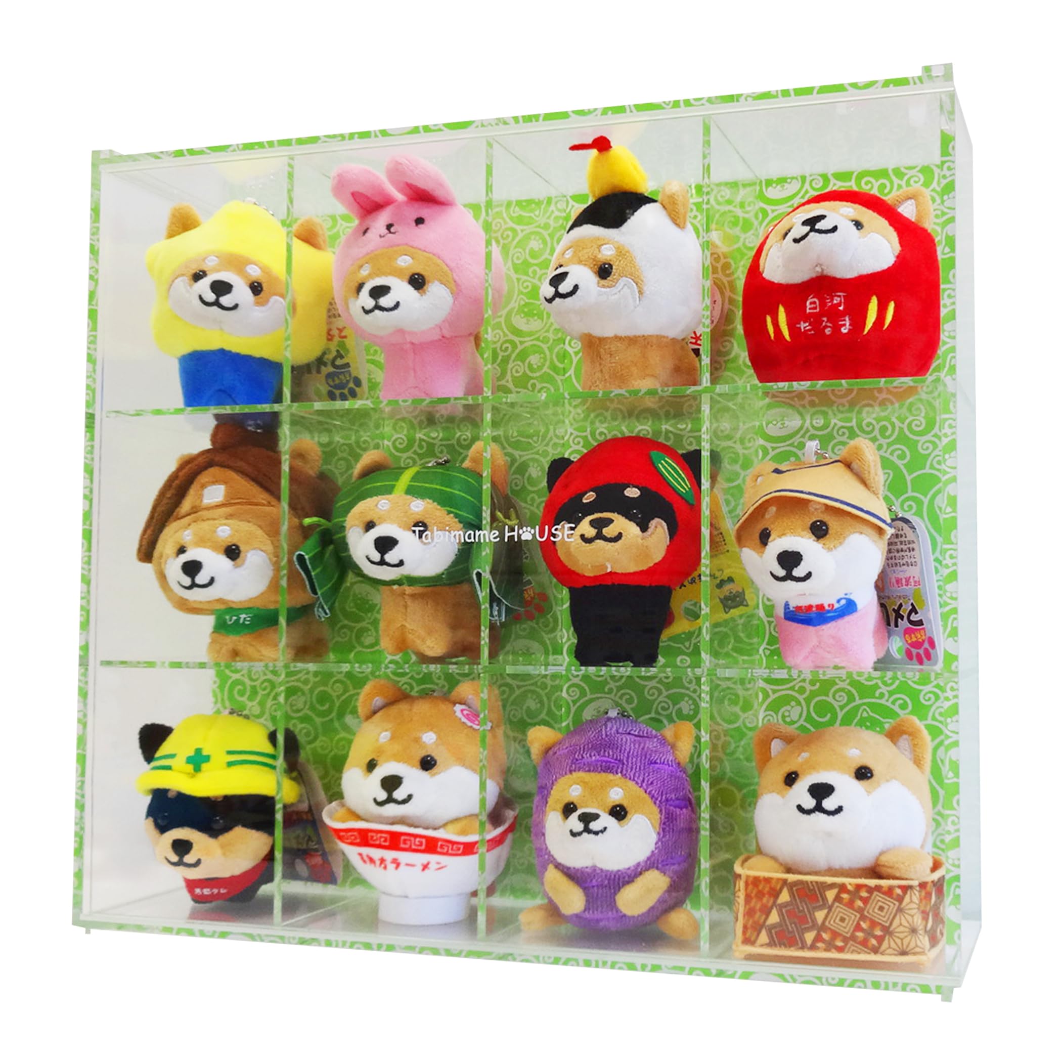 

Traveling Mameshiba Travel Mame HOUSE Collection Case, Acrylic House [Case only, mascot not included] (Mame Green)