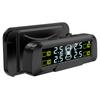 Tire Pressure Monitor with 4 External Sensors, Solar and Type C Charging, Auto On Off, Low Battery Alarm for Car SUV