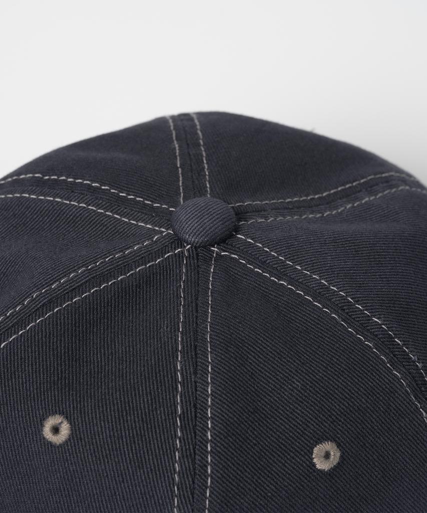 MILLO WOMEN Stitch Cotton Ball Cap [Deep Navy]