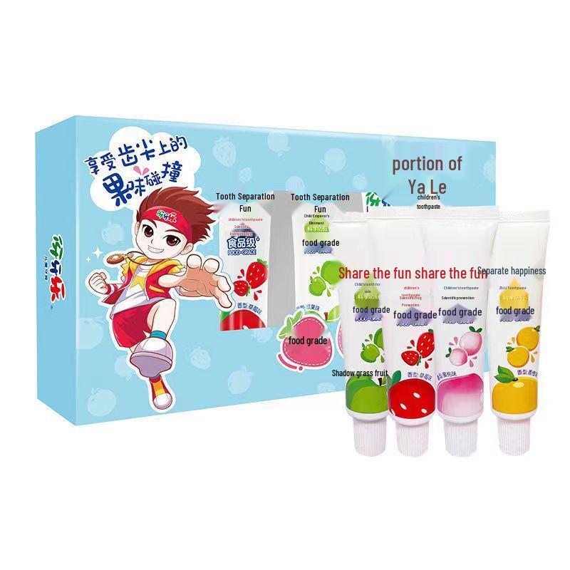 Ya Ya Le Children s Fluoride Liquid Pump Toothpaste Set (Pipi Edition)