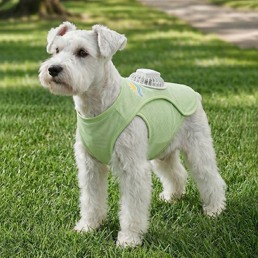 USB Charging Cooling Dog Vest Built In Fan Pet Cooling Vest N Dog Cooling Vest  Photo Props