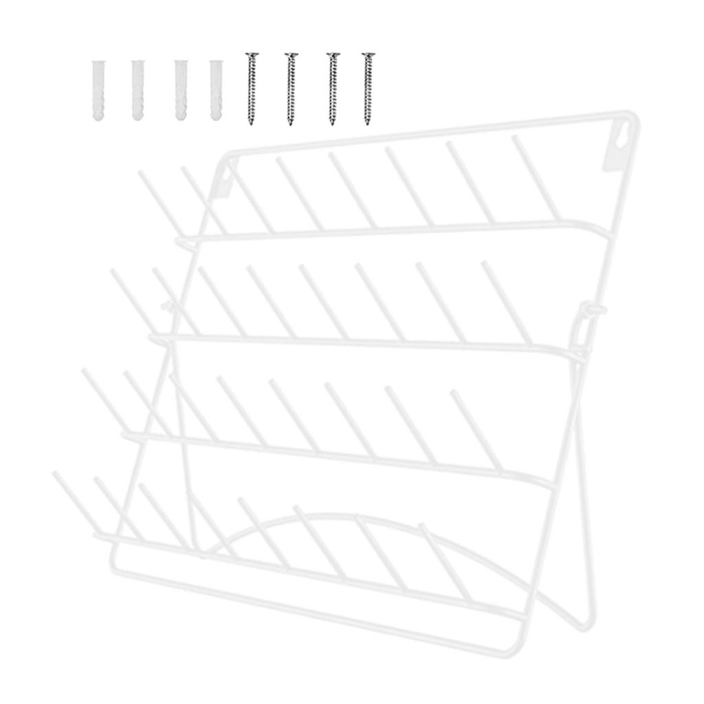 32 Spool Sewing Thread Rack, Wall Mounted Metal Holder Organizer for Embroidery, Hair