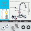 TLXT Double-Handle Wall-Mounted Laundry Faucet