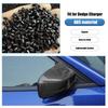 Car Rearview Mirror Decorative Frame Cover For Dodge Charger 2010 Up Car Exterior Accessories , ABS Plastic