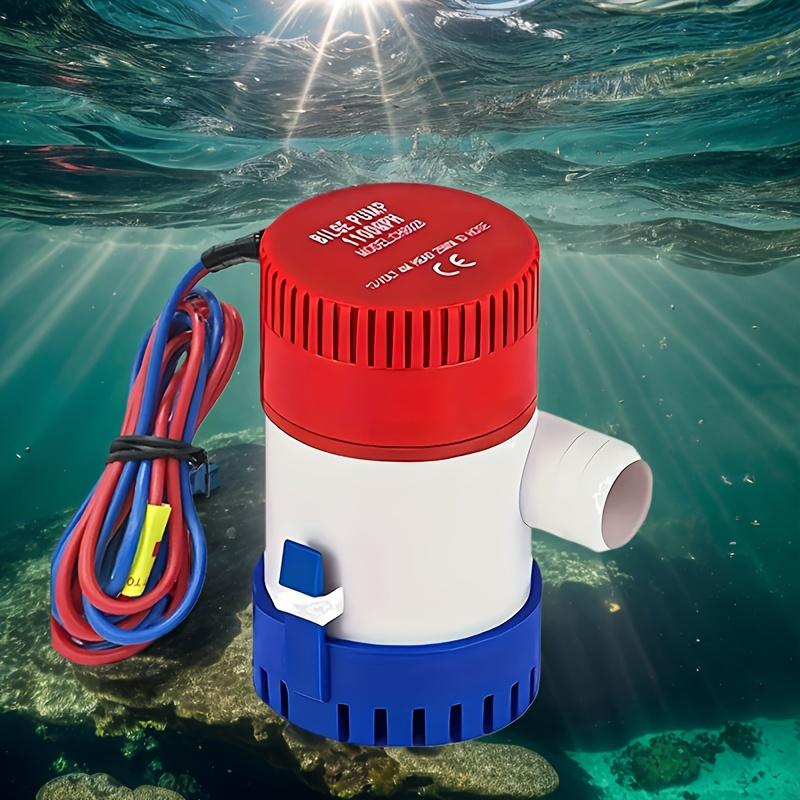 12V Vacuum Water Pump Submersible Marine Boat Bilge Pump 1100GPH Water Pump Used In Boat Seaplane Motor Homes Houseboat