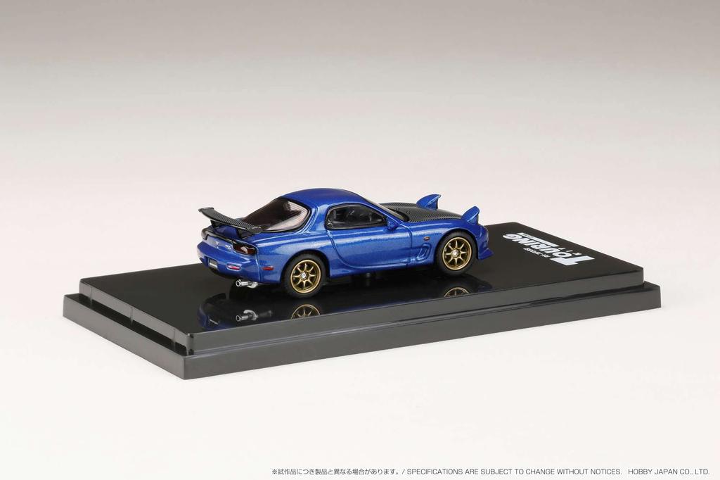 Scale Infini FD3S GT Wing Innocent Blue Mica HJ643007BBL 1/64 RX-7 (A Spec.)