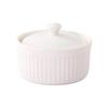 Miniature Covered Porcelain Ramekin Oven Safe Pottery Bowl For Daily Cooking And Meal Preparation