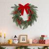 Christmas Wreath Berry Front Door Hanging Wreath With Large Bow Decoration Christmas Crafts Supplies Christmas Decorations