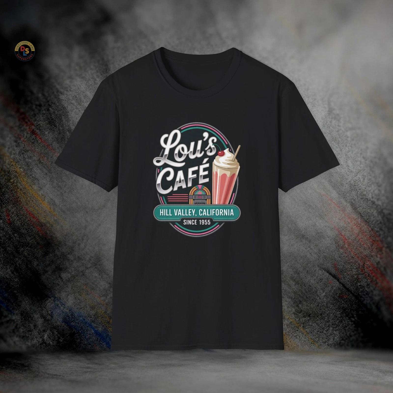 Lou’s Cafe Hill Valley T-Shirt | Softstyle Tee XXXL