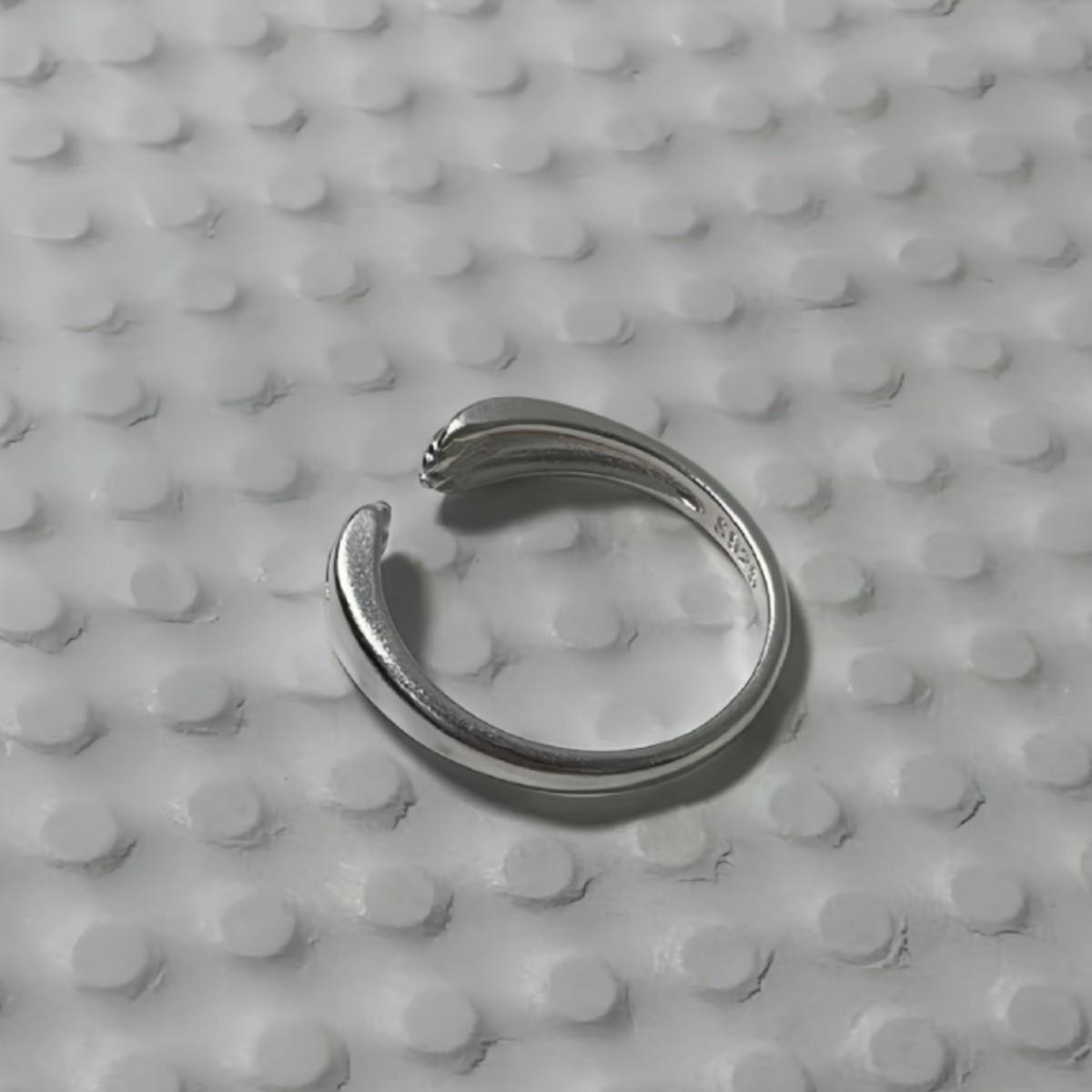 European & American Punk Style Adjustable Women s Open Arm Finger Ring серебряный