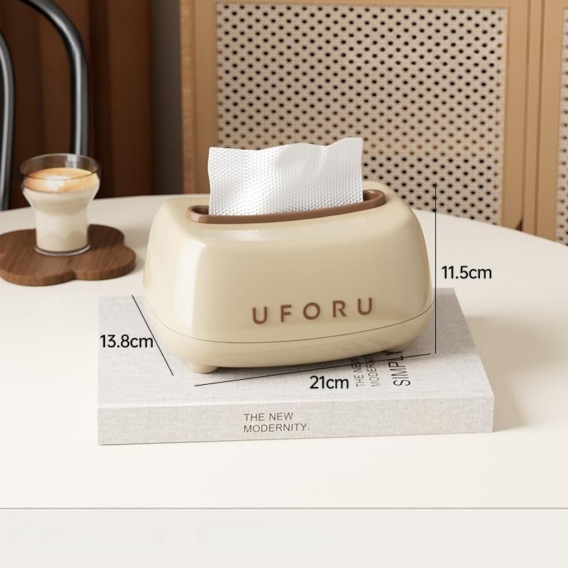Cream Tissue Box Living Room Advanced Pumping Paper Box Light Luxury Decoration Creative Drawer Water Proof Storage Napkin Box