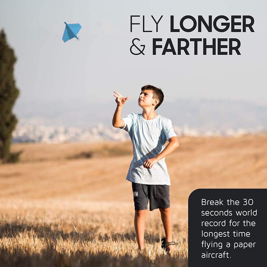 POWERUP 2.0 Paper Airplane Conversion Kit Electric Motor for DIY Paper Airplanes Fly Longer and Farther Great for Kids and Adults
