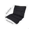Beach Seat Floor Chair with Back Support Foldable Ground Folding Cushion for Lawn