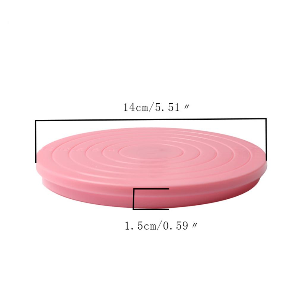 Mini Cake Turntable 360 Degree Revolving Cookie Fondant Platform Turntable Cake Decorating Baking Accessories
