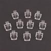 10Pcs Replaceable RJ45 Plug Protective Cover ABS Buckle Network Cable Crystal Head Connector Clip Protective Cover Latch