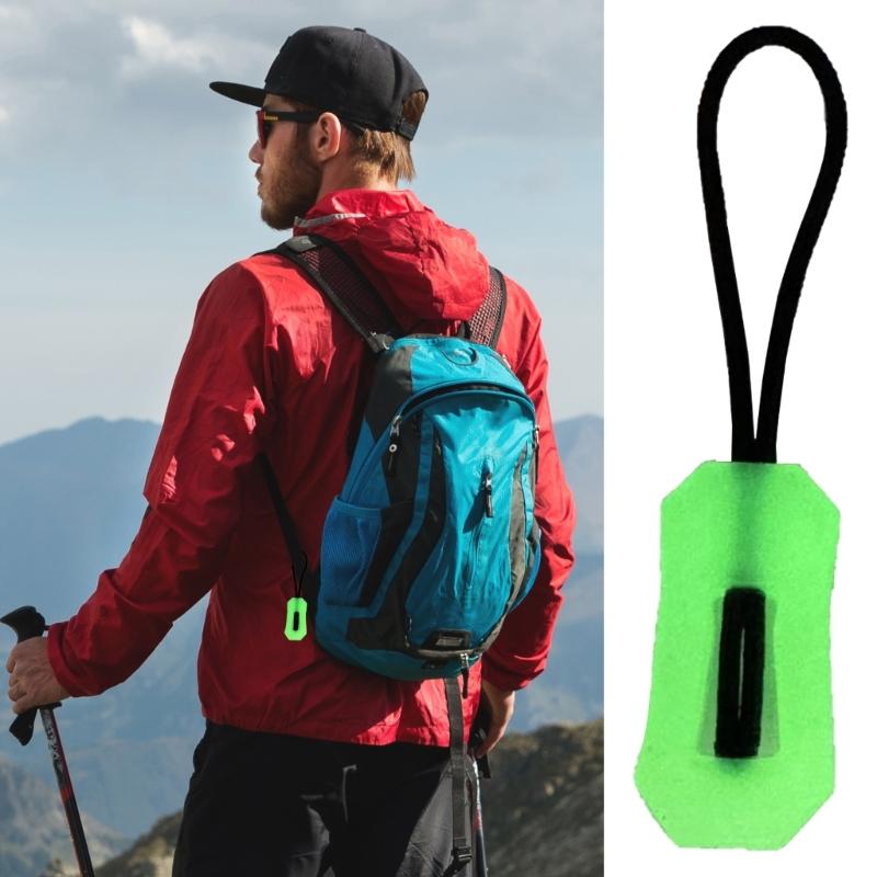 Glowing Zippers Pull Fix Zippers Jackets Zippers Pullers Handle Camping Backpack Zippers Pull Zippers Head Replacements