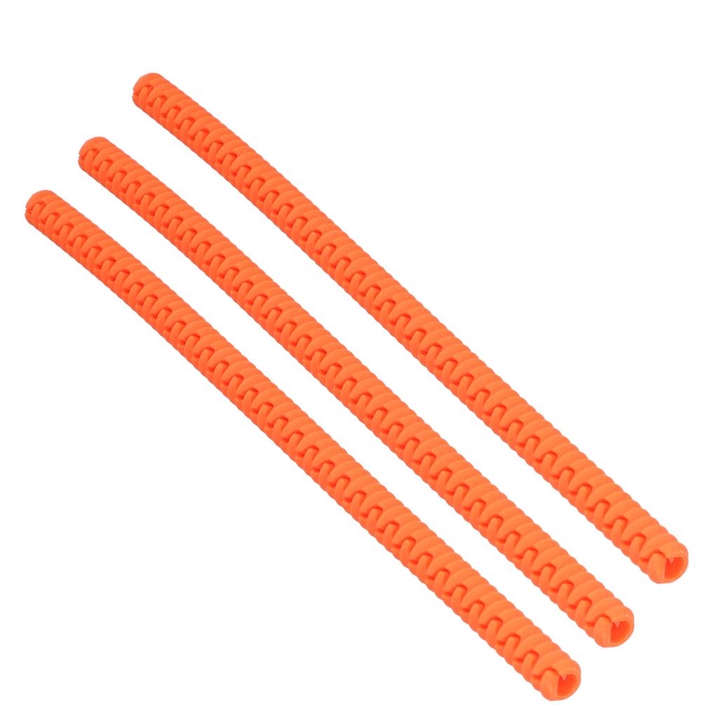 3Pcs Oven Shelf Cover Silicone Anti Scalding Oven Rack Protector for Microwave OvenOrange