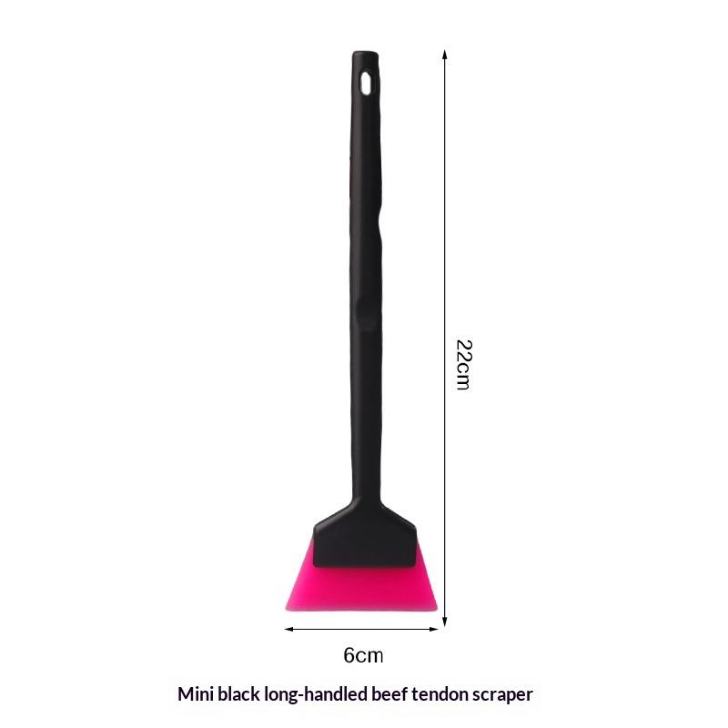 1Pcs Car Corner Windshield Handheld Cleaning Tool Small Window Tint Mirror Squeegee Different Softness Rubber Blade Scraper