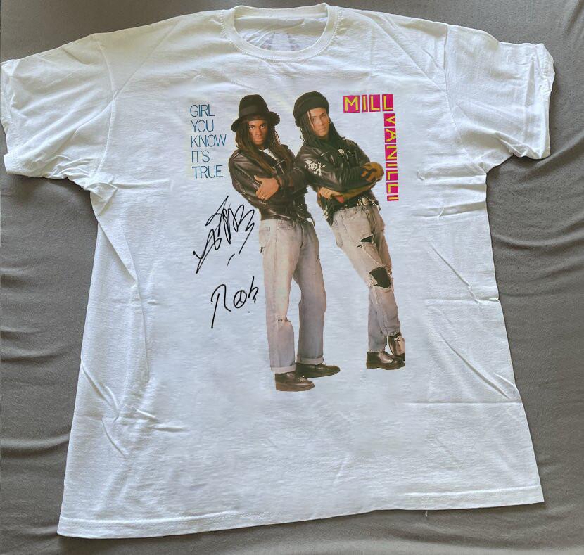 MILLI VANILLI Band Girl You Know It s True Tee Unisex T-Shirt MC741 Unisex T-Shirt XXXL