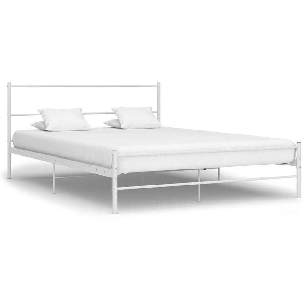 Cadre de lit sans matelas  métal 140x200 cm